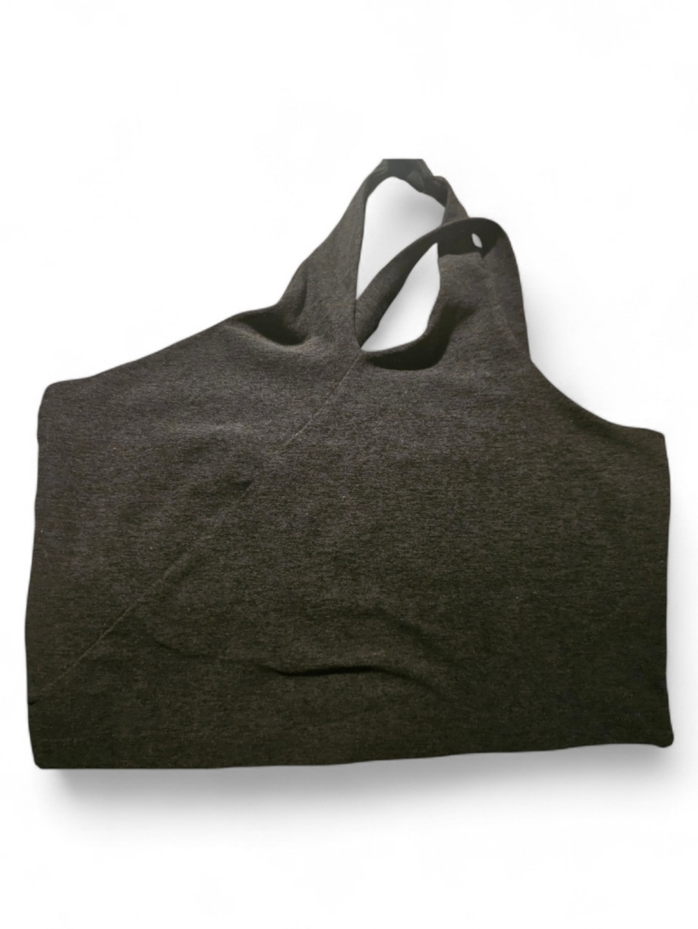 BEYOND YOGA Charcoal Gray Cropped Tank - Large